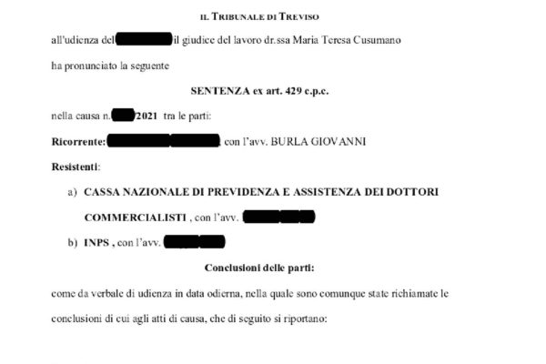 Professionisti – Contributo di Solidarietà