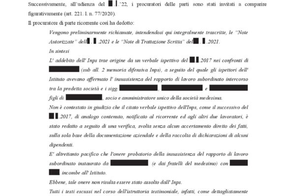 Socio di società di capitali – lavoro subordinato